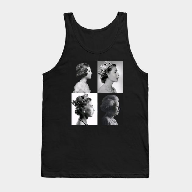 Queen Elizabeth II Tribute Tank Top by Distant War